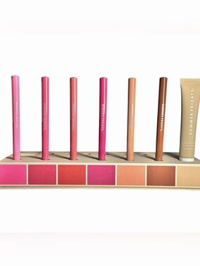 Summer Fridays Lip Stain Full Set 6 Pc + Vanilla Lip Balm Bundle New